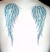 Angel wings back tattoo image pick design